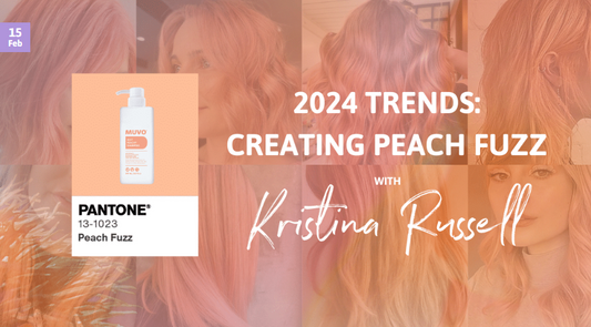 The hottest hair trend for 2024: How to create Pantone’s ‘Peach Fuzz’