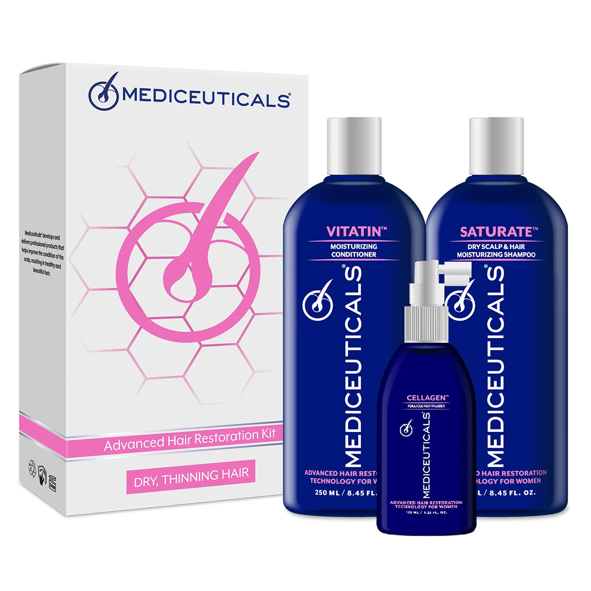 Mediceuticals Hair Restoration Kit For Woman Dry