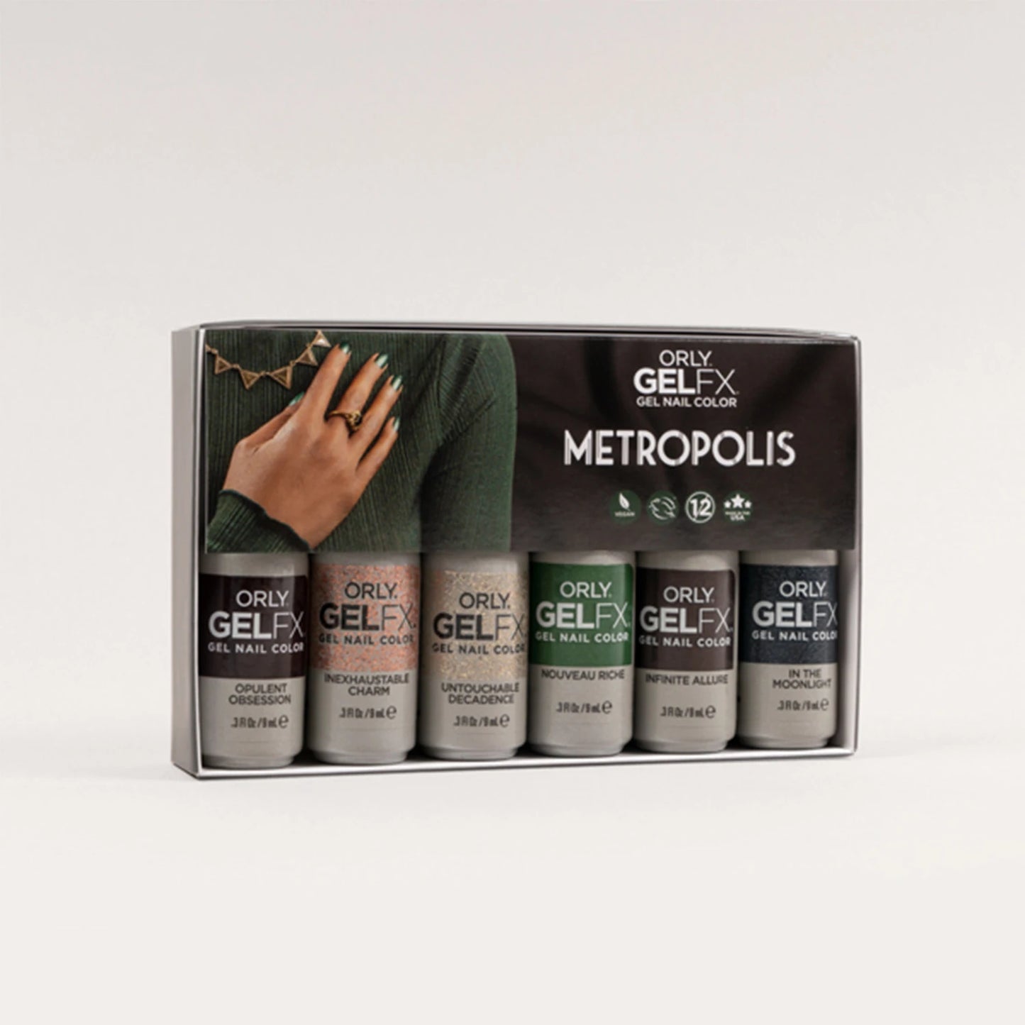ORLY GELFX Metropolis Gel Nail Color 6 PIX