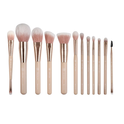 xoBeauty Lush Nude Brush Set 12 Piece