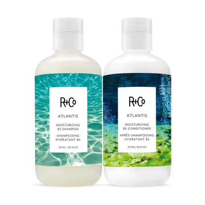 R+Co Atlantis Moisturizing B5 Shampoo + Conditioner Set