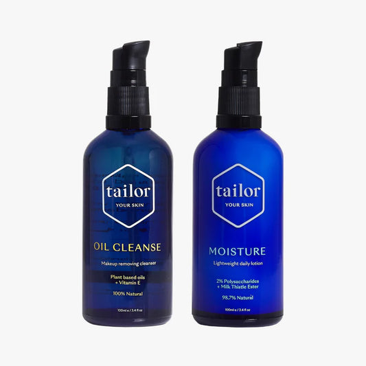 Tailor Oil Cleanse & Moisture Duo