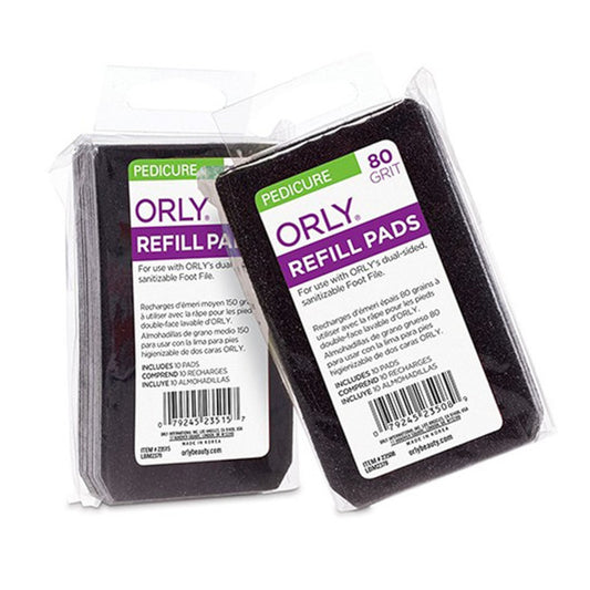 ORLY Foot File Refill Pads 80 grit - 10PK